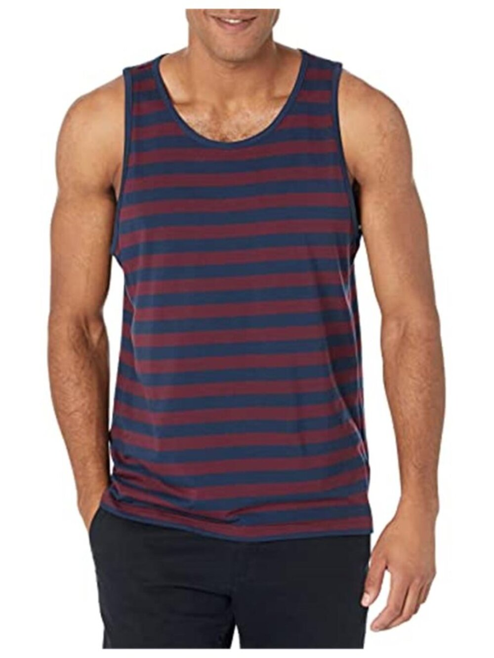 Mens Cotton Tank Top Sleeveless Shirt Lightweight Casual Athletic Undershirt
